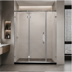 <span class=keywords><strong>Mampara</strong></span> de <span class=keywords><strong>Ducha</strong></span> Moderna Minimalista de Alta Calidad con Puerta <span class=keywords><strong>Corredera</strong></span> de Vidrio Templado Transparente sin Marco - Product Image 5