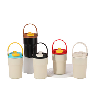 Vaso Térmico de Acero Inoxidable con Asa, Taza de Café de Doble Pared, Logotipo Personalizado, Taza de Viaje, Regalo - Product Image 2