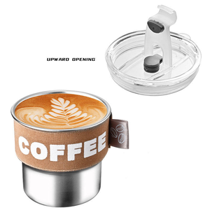 Wholesale High Quality Portable 304 Stainless Steel 400ml Vacuum Insulated Eco-Friendly Coffee Thermos <strong>Cups</strong> for Home Office Car - Product Image 3