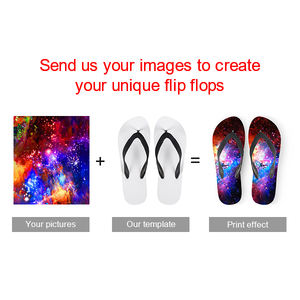 Chanclas de Goma Unisex Personalizadas Impresas en 3D Antideslizantes de Alta Elasticidad para <span class=keywords><strong>Piscina</strong></span> de Verano con Diseño de Dibujos Animados, Ligeras y con Punta Abierta - Product Image 3