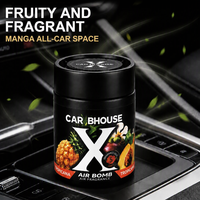 Désodorisant Personnalisé pour Voiture Version Anglaise X – Baume Parfumé Solide en Coton pour Aromathérapie Automobile aux Huiles Essentielles