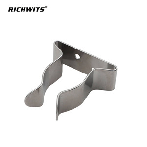 RICHWITS Stainless Steel Oar Mounting Bracket Small Size 34mm Fishing Rod Holder Boat <b>Yacht</b> Accessory Clamp - Product Image 5