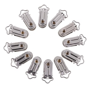 Clips <span class=keywords><strong>de</strong></span> suspensión <span class=keywords><strong>de</strong></span> chupete plateado <span class=keywords><strong>de</strong></span> acero inoxidable, Clips <span class=keywords><strong>de</strong></span> chupete Marrywindix para hacer soportes <span class=keywords><strong>de</strong></span> chupete, <span class=keywords><strong>de</strong></span> babero Clips, soporte <span class=keywords><strong>de</strong></span> juguete - Product Image 6