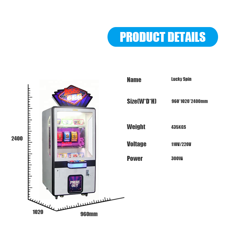 Arcade machine Lucky Spin game vending machine entertainment prize machine