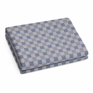 Premium <b>Grey</b> Cotton <b>Bath</b> Towel Checkered Texture Soft Absorbent Lightweight Quick Dry Woven <b>Bath</b> <b>Sheet</b> for Men Women 156 x 76 cm - Product Image 2