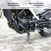 Barre anti-retournement renforcée en alliage d'aluminium avec embout à ressort pour moto Benelli Leoncino 500 BJ500, fabriquée en Chine