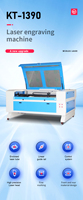 Machine de découpe laser CNC 1390 à prix d'usine, 80W, 100W, 150W, pour tissu, acrylique et bois