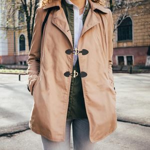 PU Leather Sew On <b>Toggles</b> Closures Vintage Sew On <b>Toggles</b> With Metal Buttons Sewing Accessories For Knitwear Windbreaker Padded - Product Image 2