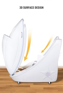 Cabina de Spa de Vapor Acrílica, Sauna de Infrarrojos para <span class=keywords><strong>Terapia</strong></span> de Sudoración Postparto, Cápsula de Rehabilitación Clínica - Product Image 3