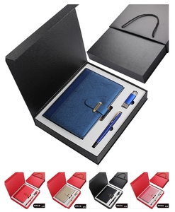 Wholesale Luxury Gifts Custom Advertising Promotional Weekly Daily Agenda <b>Notebook</b> Tote Bag <b>Set</b> With Pen - Product Image 2