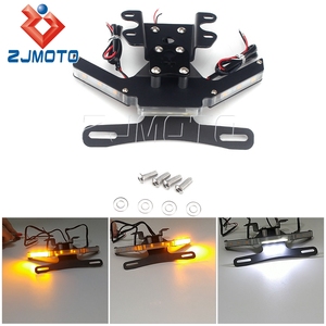 Clignotants arrière de moto Kit d'éliminateur de garde-boue à LED support d'éclairage de plaque d'immatriculation pour <span class=keywords><strong>Yamaha</strong></span> <span class=keywords><strong>MT</strong></span>-07 FZ-07 2014-2020 - Product Image 2