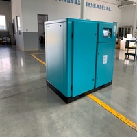 Compresseur d'air à vis à aimant permanent à fréquence variable, à économie d'énergie, avec compression monophasée efficace