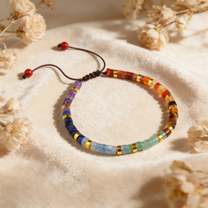 2026 Positive Energy Crystal <b>Bracelet</b> Rainbow Gemstone <b>Bracelet</b> Multicolor Bohemian Natural Stone <b>Beaded</b> <b>Bracelet</b> Gift <b>for</b> GF - Product Image 3