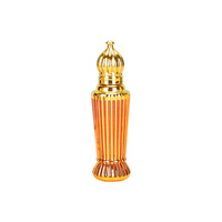 Bouteille en verre électroplaqué transparente pour huiles essentielles, flacon à bille de massage oculaire, échantillon de parfum portable