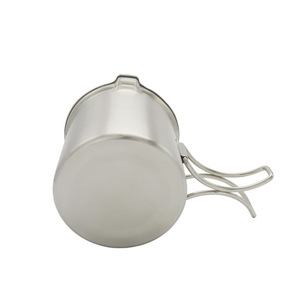 Ensemble de cuisine portable pour extérieur Cpj 33 Silver, léger, avec tasse à mesurer et poêle - Product Image 2