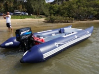Bateau pneumatique à grande vitesse certifié CE, bateau pas cher, catamaran en aluminium à grande vitesse, bateau pneumatique à ponton