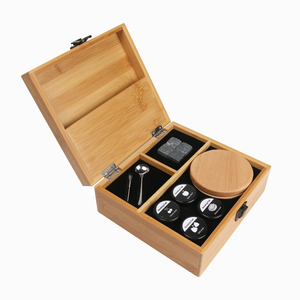 Kit Premium para Ahumar Whisky con Virutas de Madera y Caja de Bambú para Infusión de Bourbon, Bebidas Ahumadas, Old Fashioned, Regalo de Cumpleaños para Hombres - Product Image 1