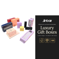 Jinbar 2026, boîte d'emballage cosmétique à la mode, nouvelle conception, boîte de présentation cosmétique, boîte à parfum en papier de haute qualité, certifiée FSC