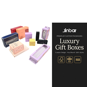 Jinbar 2026, boîte d'emballage cosmétique à la mode, nouvelle conception, boîte de présentation cosmétique, boîte à parfum en papier de haute qualité, certifiée FSC - Product Image 1