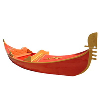 Gondole en bois de loisirs XP-Custom Sightseeing, nouvelle gondole électrique et bateau à rames décoratif – Fournisseur pour lacs et stations balnéaires