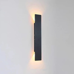 Tira de Luz LED Moderna Impermeable IP65, Rectangular, de Aluminio, para Decoración de Paredes Exteriores, Balcones y Escaleras, Lámparas de Pared Empotradas Bajas - Product Image 5