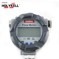 Medidor de Flujo de Combustible Diésel Digital de Alta Precisión Holykell OEM, Medidor de Flujo Hidráulico de Aceite para Turbinas