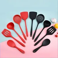 Offre Spéciale : Ensemble de 5 Ustensiles de Cuisine en Silicone Résistants à la Chaleur – Spatules de Cuisson Économiques pour la Maison et la Cuisine