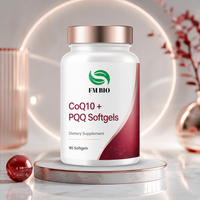 Gélules de CoQ10 et PQQ naturels, antioxydant d'origine végétale, nutriment cellulaire, entretien quotidien du cœur et de l'énergie, complément végétalien pour adultes