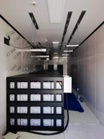 Centre de données IA en conteneur High Cube de 40 pieds avec refroidissement liquide et système de refroidissement par air complet pour une construction rapide de projets IA
