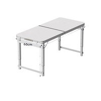 Table pliante portable réglable en hauteur, style tendance en métal, modèle YZL-258, pour la vente de rue en plein air, le camping, les pique-niques, les marchés nocturnes