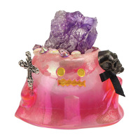 Vente en gros DIY Figurine Anime Luminescente dans le Noir en Résine Naturelle Guérison Fantôme Arc-en-ciel Unisexe 12 ans et plus Cadeau d'Halloween Jouet Boîte Mystère