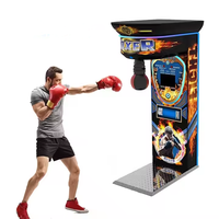 Machine de jeu d'arcade de boxe électronique à monnayeur pour jeux de rue, avec support anglais, durable et facile à utiliser