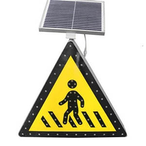 Panneaux de signalisation solaires LED de haute qualité IP68 économes en énergie respectueux de l'environnement rencontre les panneaux de signalisation routière internationaux - Product Image 5