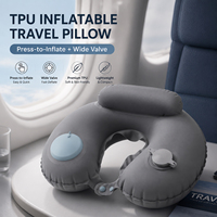 Oreiller cervical gonflable de voyage en TPU ultra-léger doux et écologique