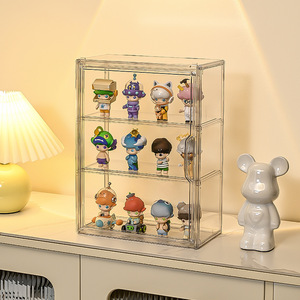 Clair Acrylique Figure Boîte <span class=keywords><strong>Action</strong></span> Jouet Boîte De <span class=keywords><strong>Rangement</strong></span> Figure Vitrines Transparent Mini Figure De Stockage - Product Image 2