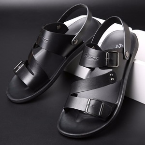Hot Sell Men's Sandals Summer Beach Flat Shoes Large Size Non-slip Soft Sandals Casual Rubber Designer <b>Slippers</b> for Men. - Product Image 3