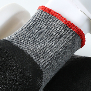 Gants enduits de travail pour hommes en gros bon marché Gants de <span class=keywords><strong>menuisier</strong></span> de jardin Gants enduits froissés en latex - Product Image 4