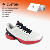 Chaussures de tennis personnalisées de marque, modèle pickleball, structure complète, respirantes, légères, été, intérieur/extérieur, multi-surfaces