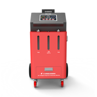 Stasiun Servis AC Mobil DX-100 Mesin Diagnostik & Restorasi Otomatis Peralatan Pemulihan & Daur Ulang Refrigeran R134a R1234yf