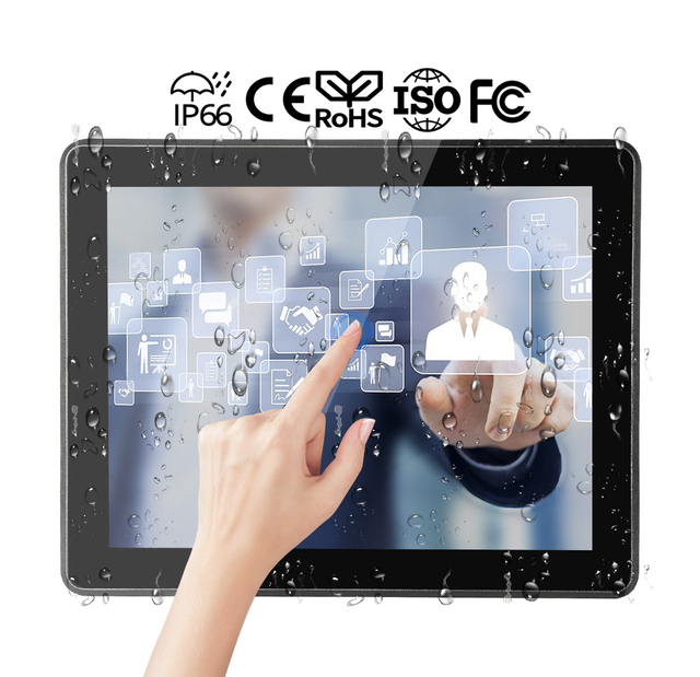 12.1 Inch Rugged Industrial Tablet PC Fanless Intel Core I3 I5 I7 IP65 Embedded Computer for Automation Control