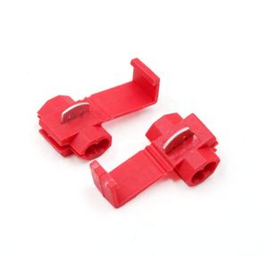 100 pièces En Plastique 2 Trous Réglable Fil Cordon Clips De Câble D'épissure Rapide Snap Fil Connecteur 12-10, 16-14, 22-18 AWG - Product Image 4