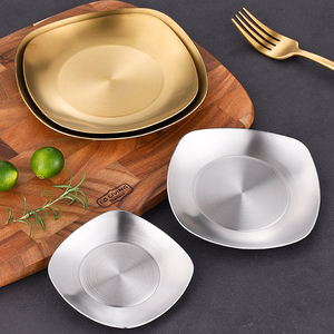 2026 Plateau carré en acier inoxydable personnalisé, <span class=keywords><strong>incassable</strong></span> et de qualité supérieure, pour repas au hot pot, <span class=keywords><strong>vaisselle</strong></span> portable et plateau à collations, pour la maison et l'hôtel - Product Image 6