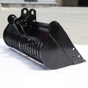 <span class=keywords><strong>Mini</strong></span>-chargeuse sur pneus avec godets rotatifs de criblage squelettiques de 60/80/100 cm <span class=keywords><strong>pour</strong></span> la construction - Product Image 6