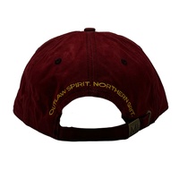 Gorra de Béisbol Negra Unisex Personalizable con Cierre, Logotipo Bronce, Seis Paneles, Estilo Vintage, Lona Encerada, Sin Estructura, Tipo Dad Hat con Parche Bordado