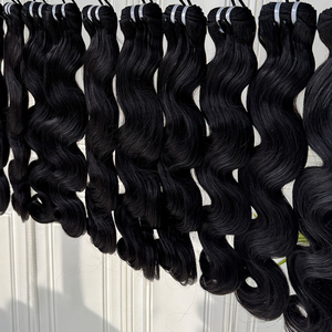 ผมมนุษย์แบบเวฟธรรมชาติ  ดูเป็นธรรมชาติ นุ่มฟู มีเท็กซ์เจอร์  แบบ Double Weft จัดส่งโดยตรง - Product Image 1