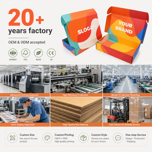 Custom Full Color Printed Corrugated Mailer <b>Box</b> Factory Direct Brand Logo <b>Foldable</b> Shipping Packaging <b>Box</b> For Clothing Cosmetic - Product Image 5