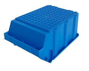 Haosen có thể tái chế HDPE hộp công cụ lưu trữ <span class=keywords><strong>Modular</strong></span> Thiết kế thùng nhựa với nhiều lắp ráp Stackable ngăn và ngăn - Product Image 5
