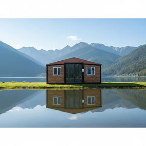 Casa Contenedor Expandible <span class=keywords><strong>de</strong></span> Construcción Rápida, Aislada, para Apartamentos y Hoteles, con Acero y <span class=keywords><strong>Panel</strong></span> Sándwich para Oficina en Obra - Product Image 1