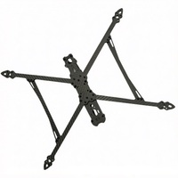 Kit de châssis de drone FPV X-Type 9 pouces en fibre de carbone 3K, antichoc, haute rigidité, grand format, pour pilotes RC FPV et vol en extérieur