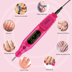 Multicolor Manicure 20000RPM Professional Rechargeable Cordless Brushless <b>Mini</b> Usb Nail Sander Nail <b>Drill</b> Pen with 6 Nail Bits - Product Image 3